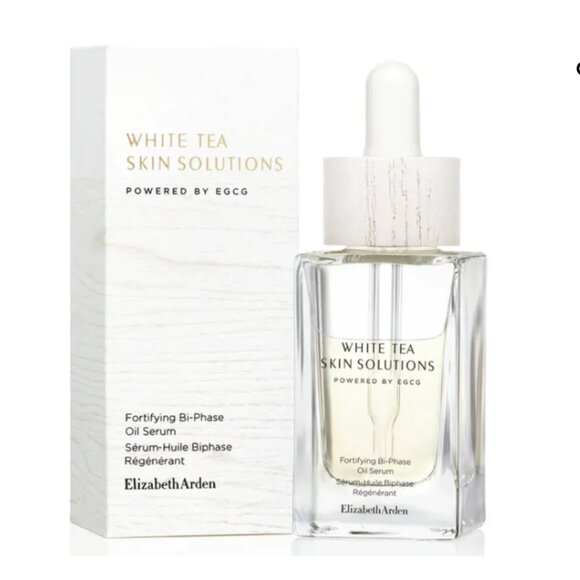 Elizabeth Arden White Tea Skin Solutions Fortifying Bi-Phase Oil Serum NIB Fresh - Picture 1 of 6